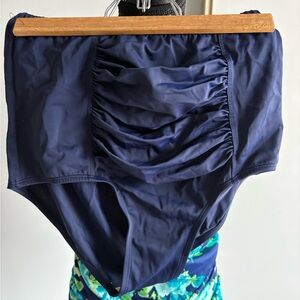Perona Blue High Waisted Bikini Bottom